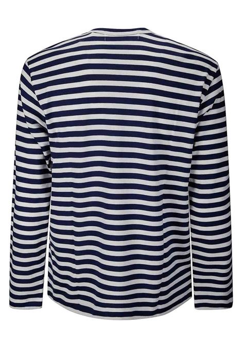 play t-shirt man navy COMME DES GARÇONS PLAY | AX-T010-0511